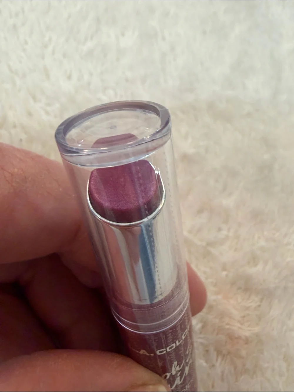 L.A. Colors Shimmer Color in Deep Berry L’Oréal wisteria rose and www purple